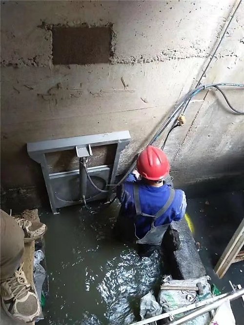 泵站污水闸门打开过程及应用场景